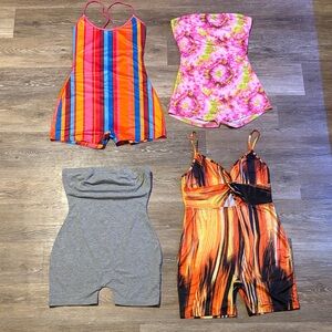 Colorful Women's Romper Set